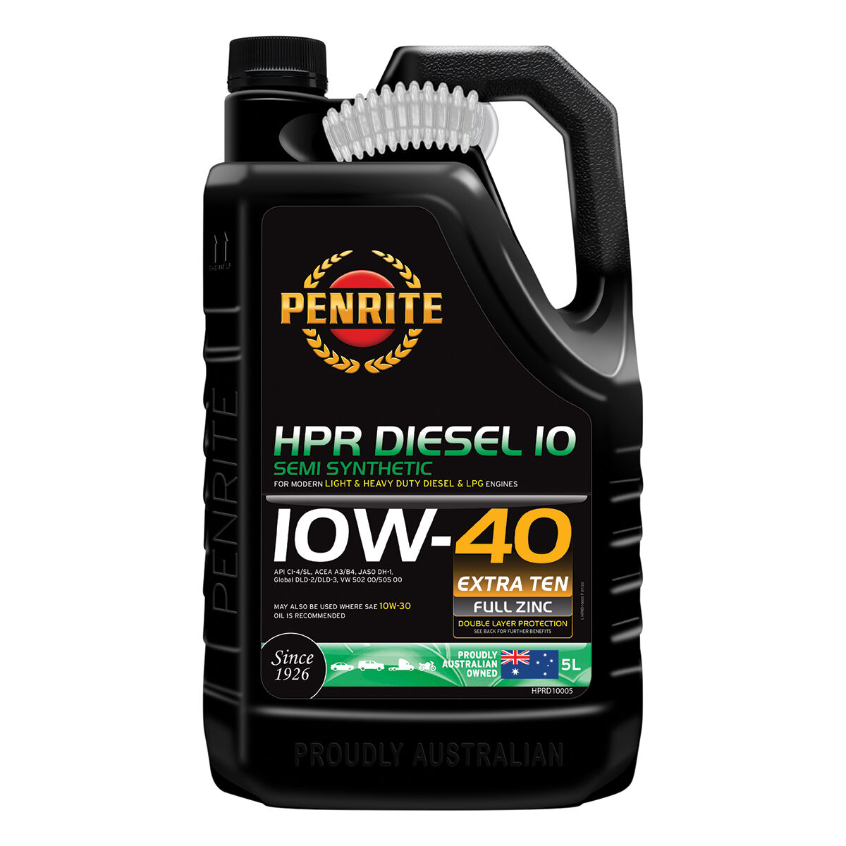 HPR Diesel 10 Engine Oil 10W 40 5 Litre Supercheap Auto New