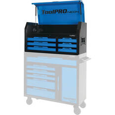 ToolPRO Neon Tool Chest Blue 6 Drawer 42 Inch, , scanz_hi-res
