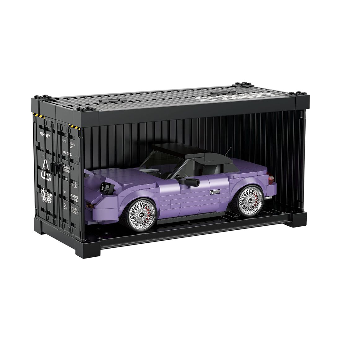 Timeless Classics JDM Building Bricks Purple Convertible, , scanz_hi-res