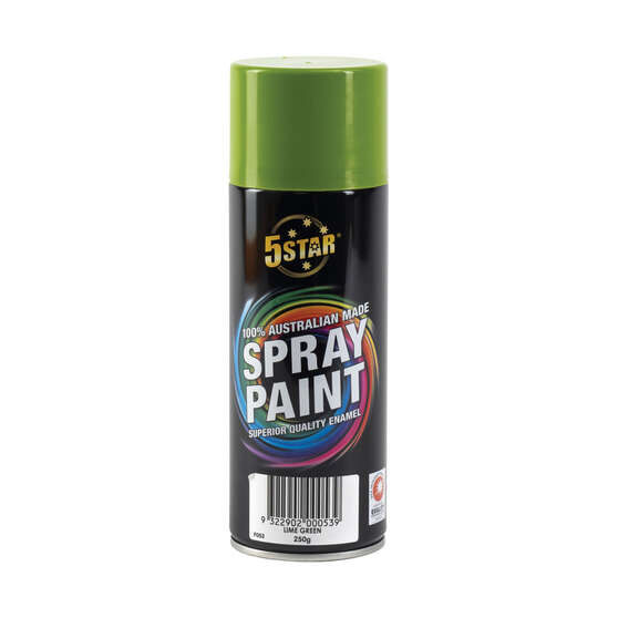 5 Star Enamel Spray Paint Lime Green 250g, , scanz_hi-res