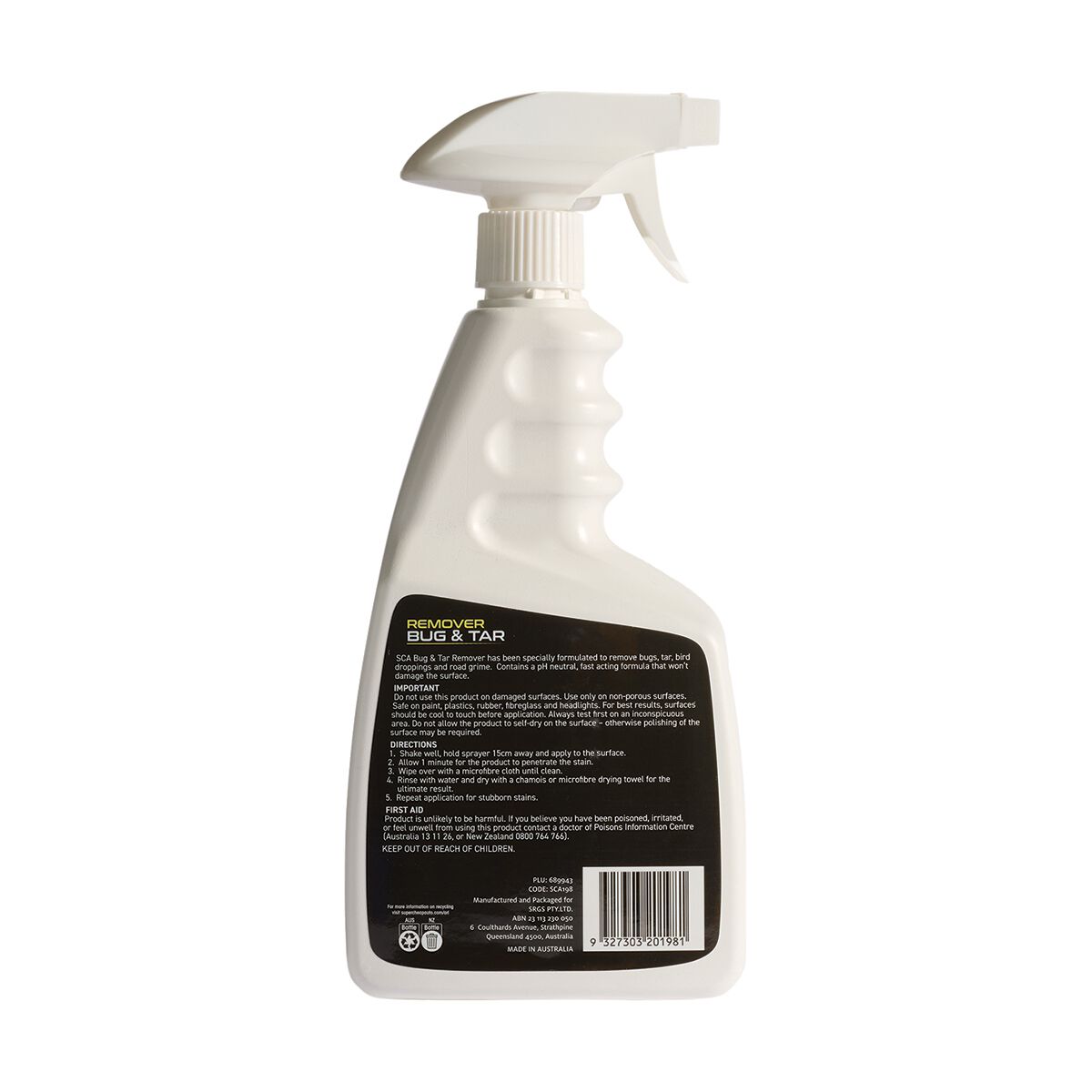 SCA Bug & Tar Remover 750mL, , scanz_hi-res