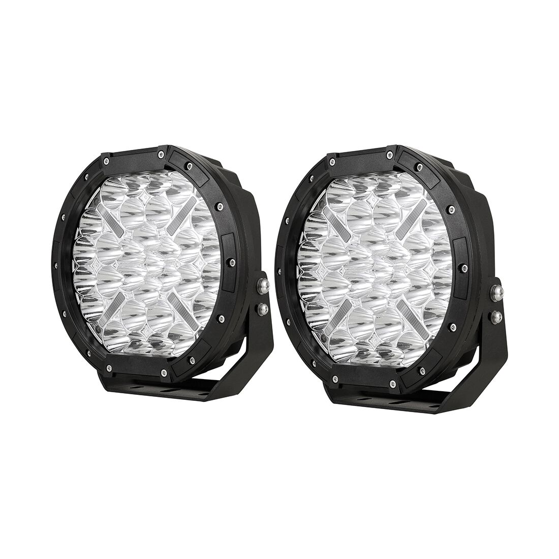 Ridge Ryder LED Driving Light 224mm & Light Bar DRL Combo, , scanz_hi-res