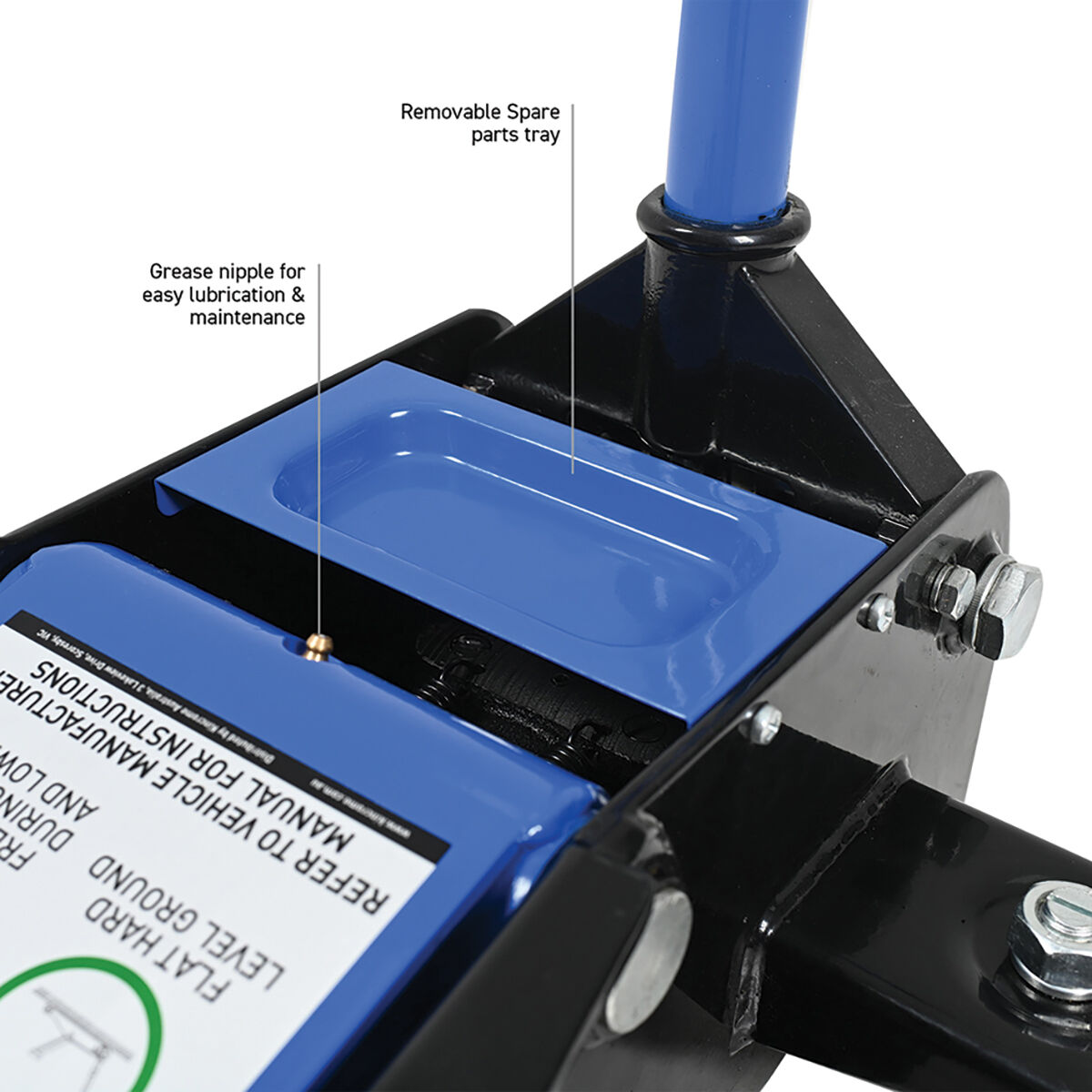 Kincrome Low Profile Rapid Lift Hydraulic Garage Jack 2800kg, , scanz_hi-res