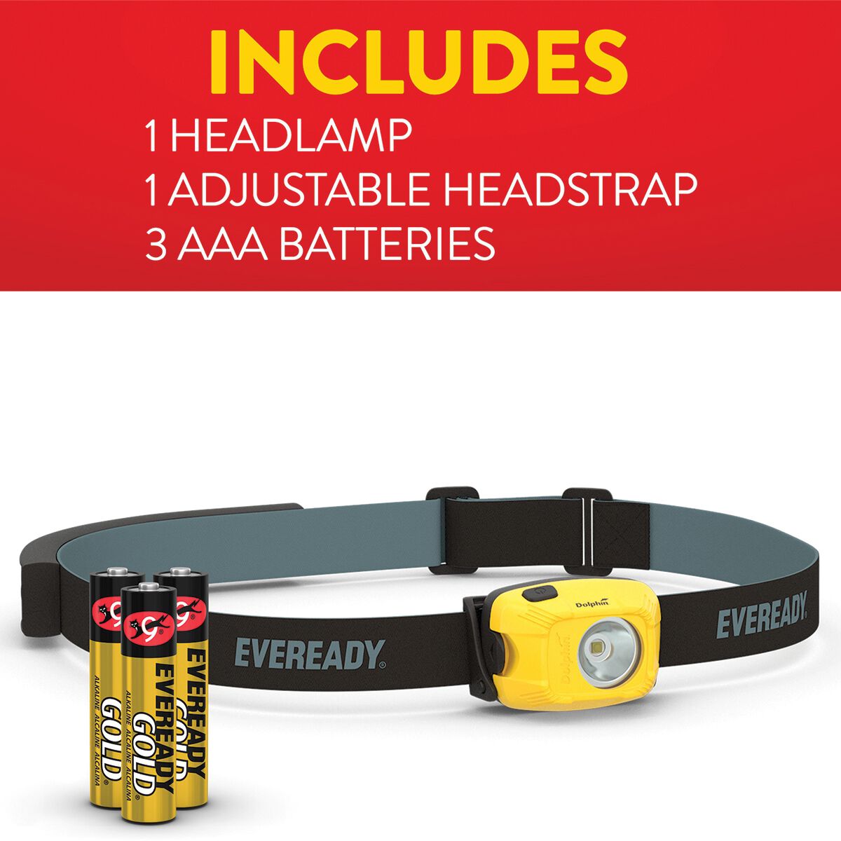 Eveready Dolphin Headlight 350 Lumens, , scanz_hi-res