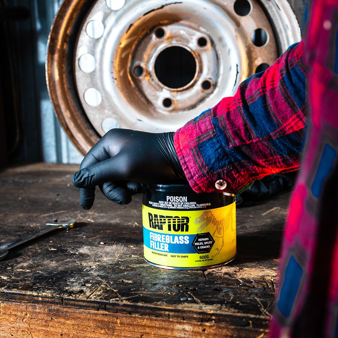 Raptor Fibreglass Filler 600g, , scanz_hi-res