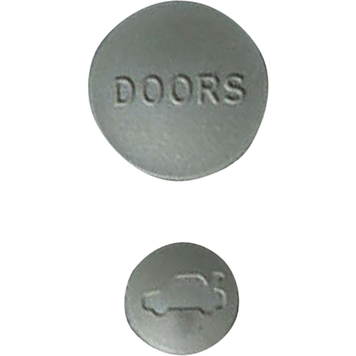 MAP Key Remote Button Replacement - Suits Toyota 2 Round Buttons, KF320, , scanz_hi-res