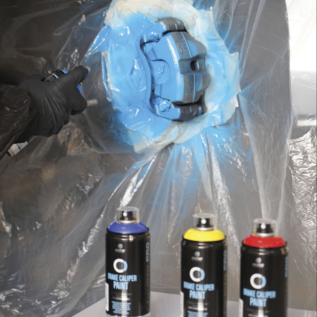 MTN Pro Yellow Brake Caliper Spray Paint 400mL, , scanz_hi-res