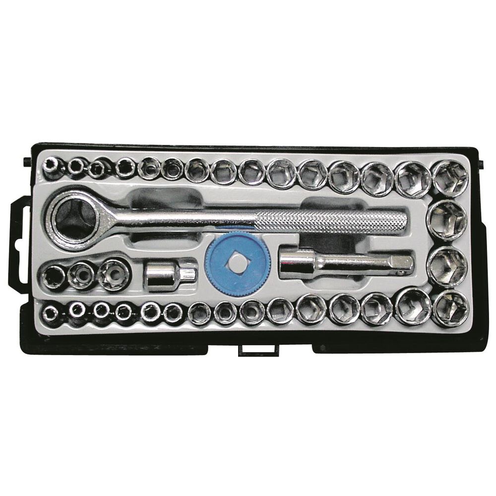 Best Buy Socket Set 1/4" & 3/8" Drive 40 Piece Supercheap Auto New