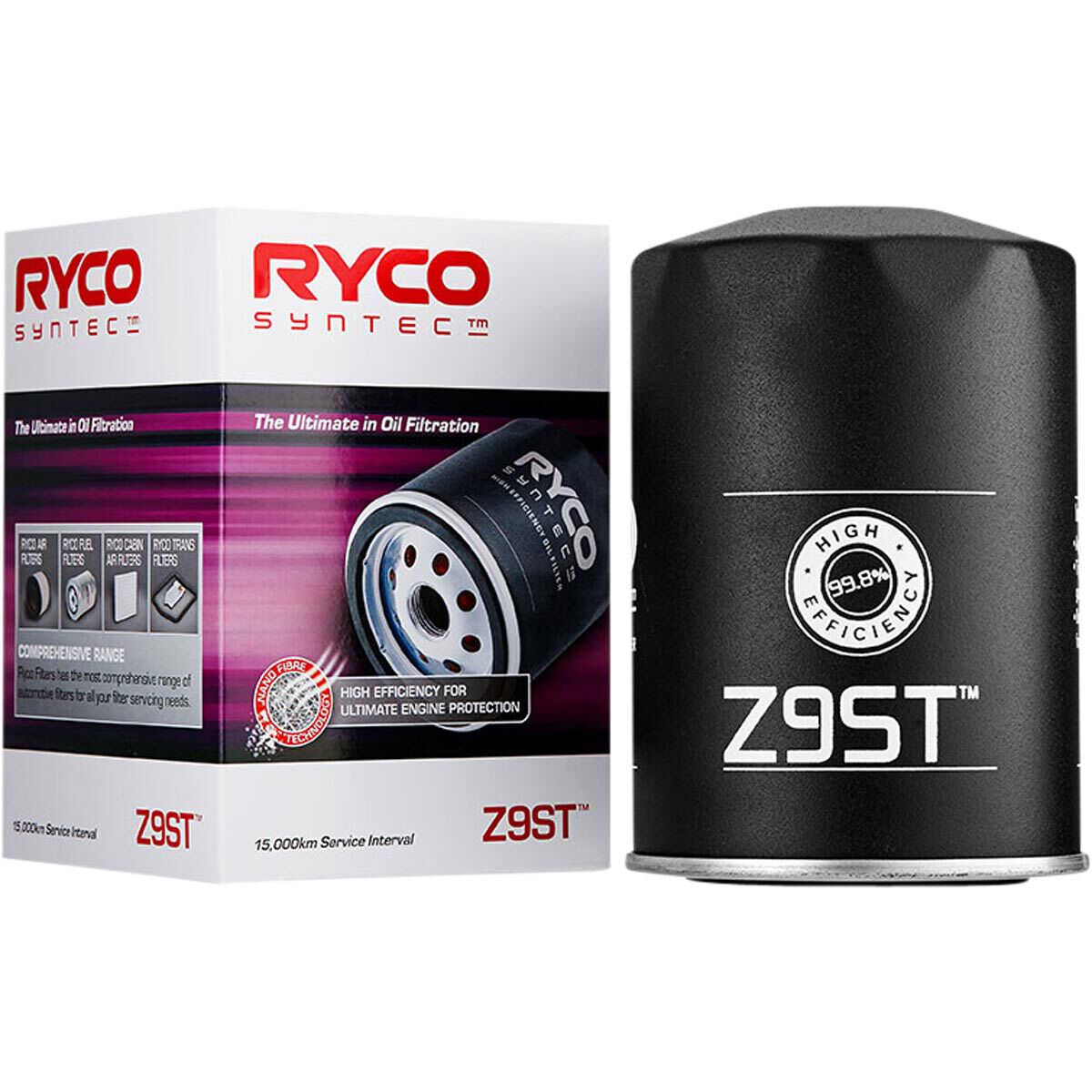 Ryco SynTec Oil Filter - Z9ST (Interchangeable with Z9), , scanz_hi-res