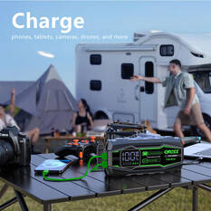 CAROSS T18Pro 12V 1500A Compact Smart Lithium Jump Starter With Built-in 3 Mode Light, , scanz_hi-res