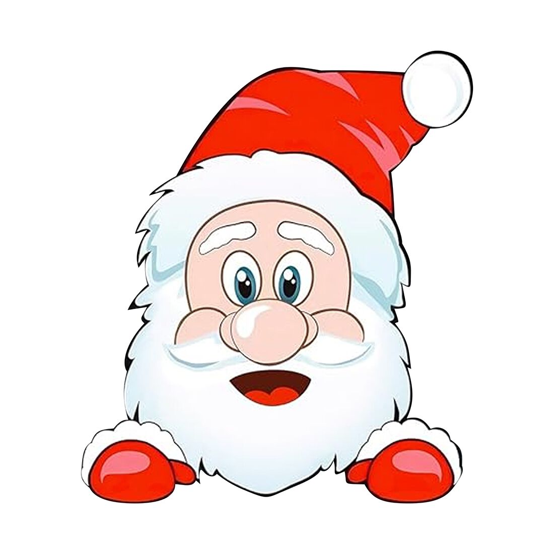 Santa Claus Car Decal, , scanz_hi-res