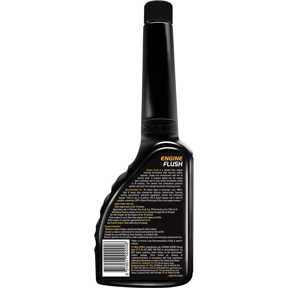 Penrite Engine Oil Flush 375mL, , scanz_hi-res
