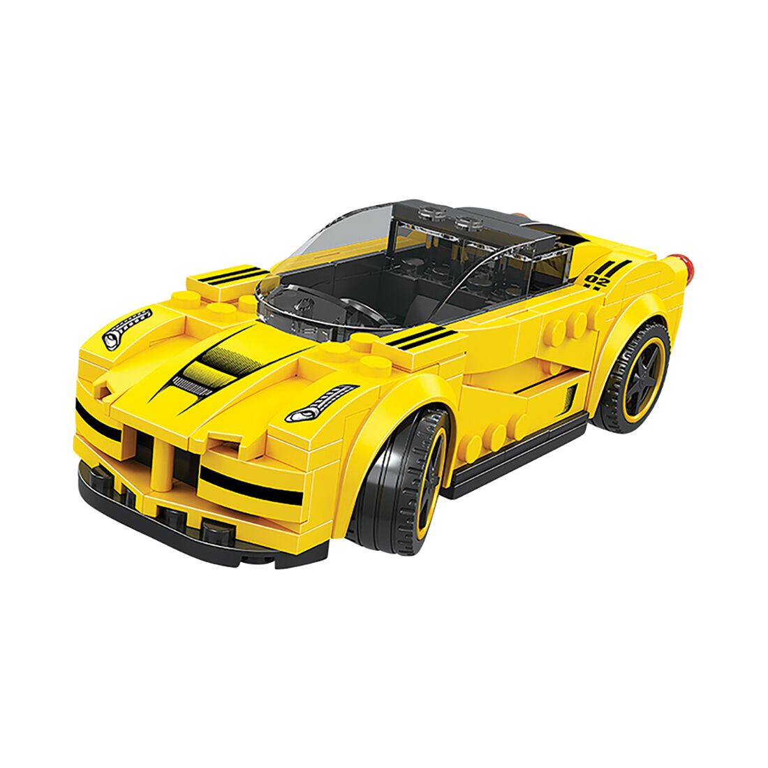 Building Bricks Mini Car Yellow, , scanz_hi-res