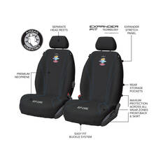 Rip Curl The Search Neoprene Seat Covers Black Adjustable Headrests Airbag Compatible, , scanz_hi-res