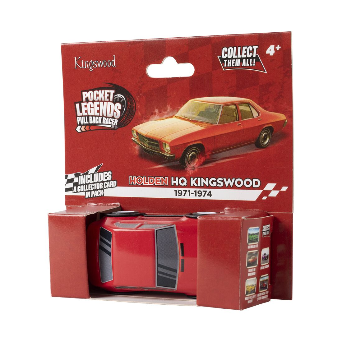 Pocket Legends Pull Back Racer - HQ Kingswood, , scanz_hi-res