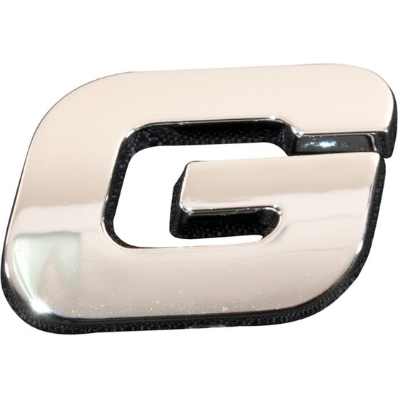 SCA 3D Chrome Badge Letter G, , scanz_hi-res
