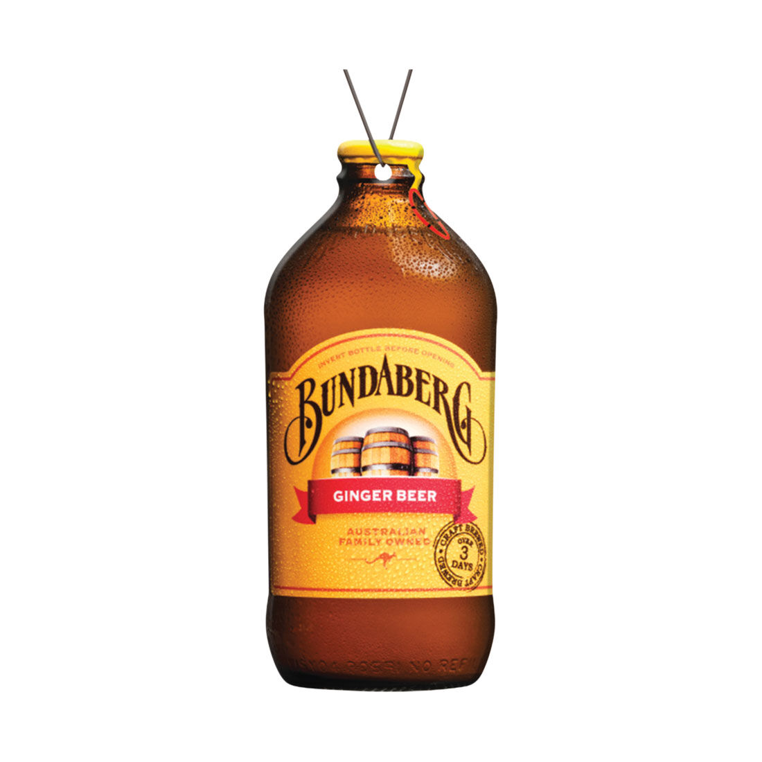 Bundaberg Carded Air Freshener - Ginger Beer, , scanz_hi-res