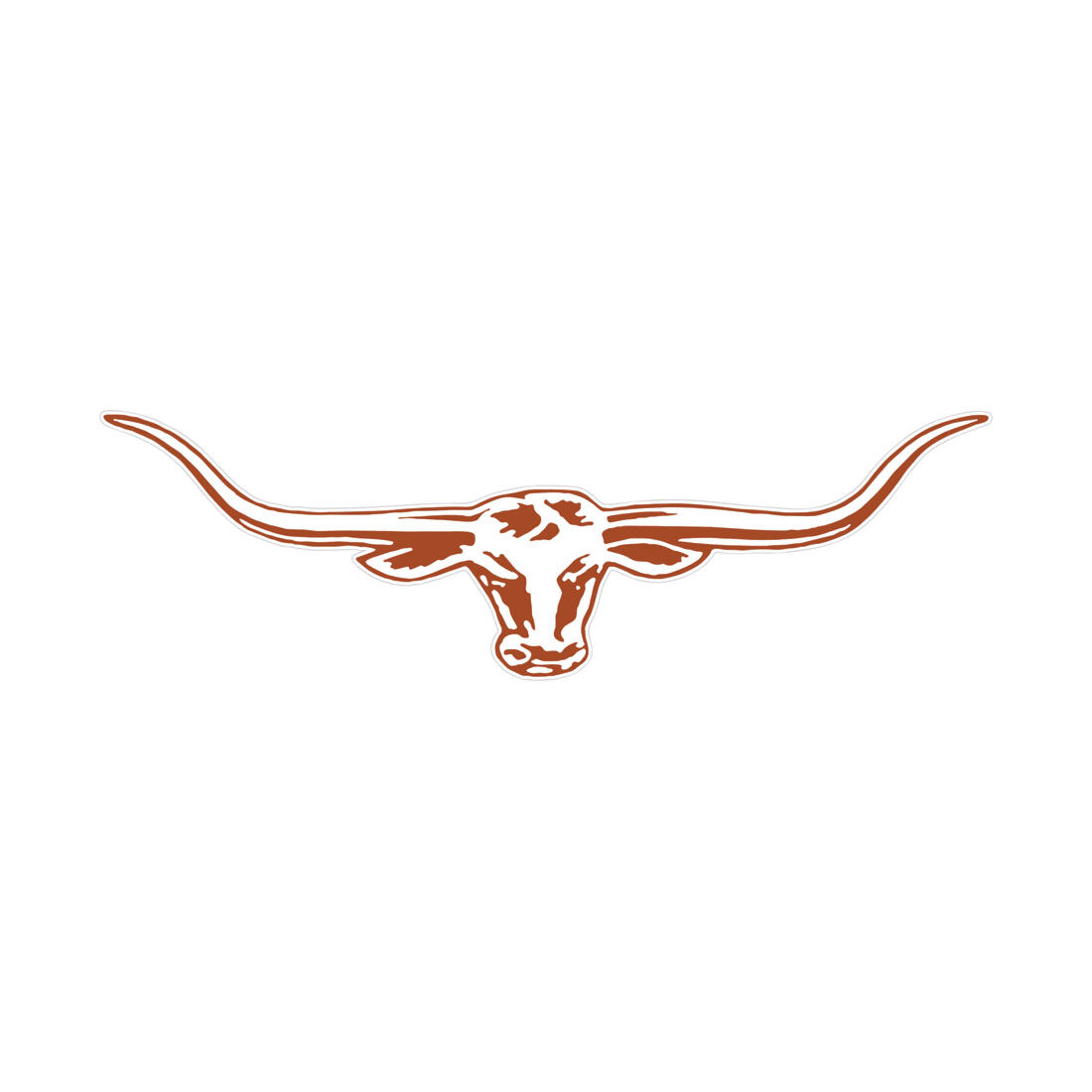 R.M.Williams Tan Longhorn Sticker, , scanz_hi-res