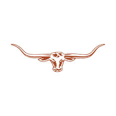 R.M.Williams Tan Longhorn Sticker, , scanz_hi-res