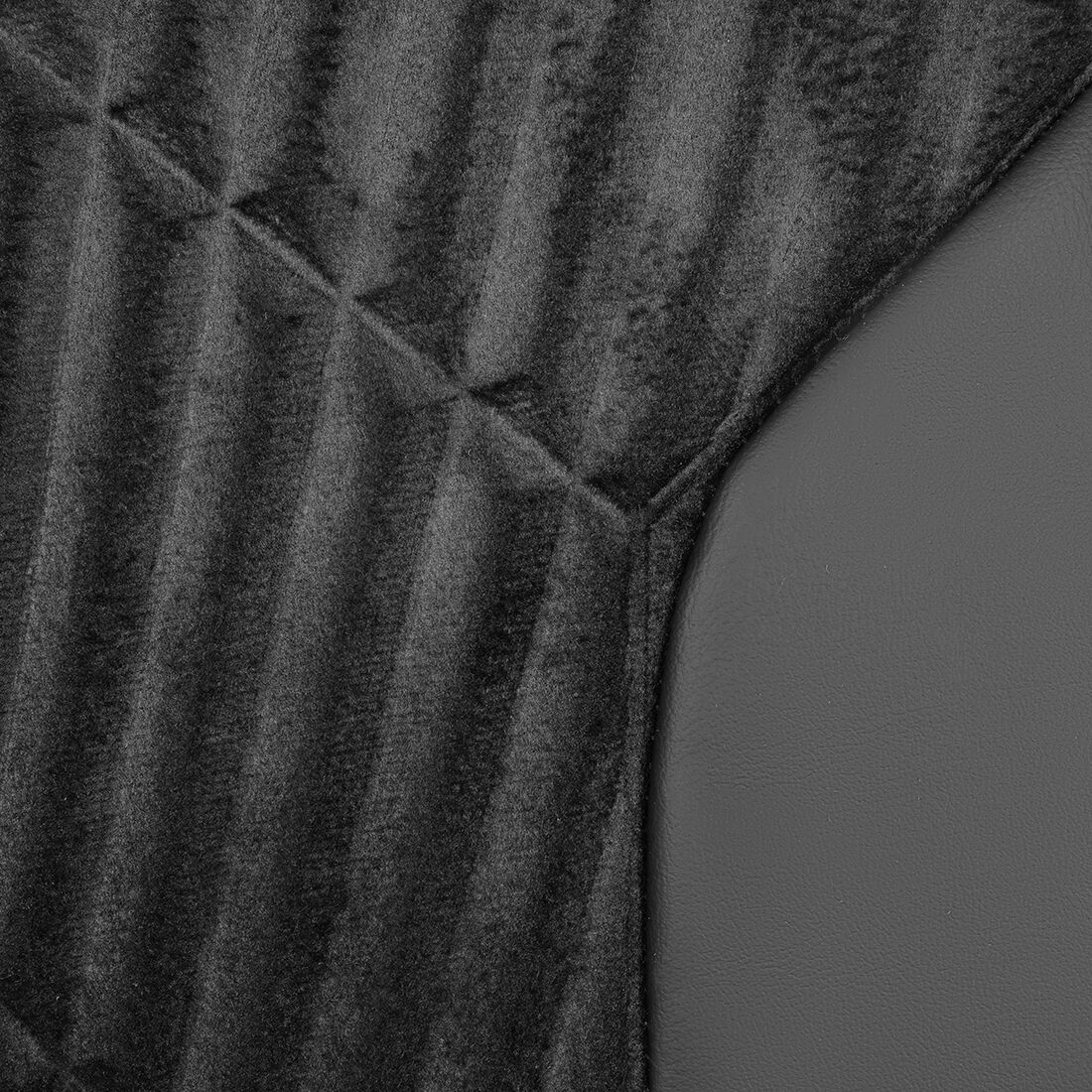 SCA Embossed Leather Look Front Seat Covers Black, , scanz_hi-res