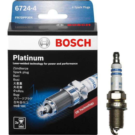 Bosch Platinum Spark Plug 6724 4 4 Pack Supercheap Auto New