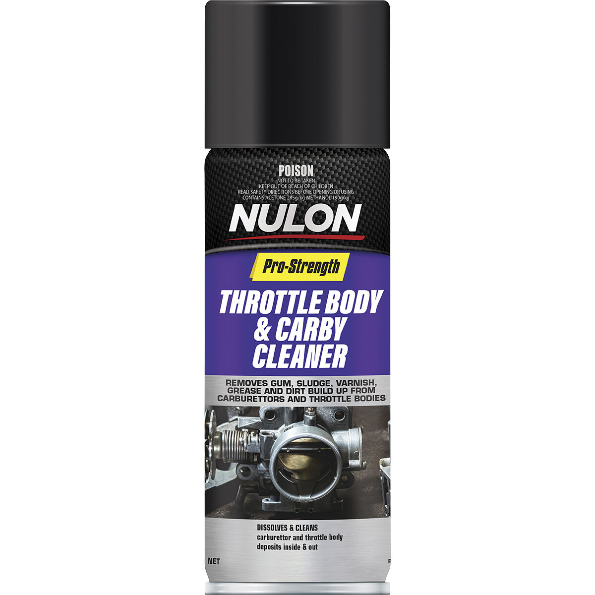 Nulon Pro Strength Throttle Body & Carby Cleaner 300g, , scanz_hi-res