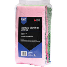 SCA Microfibre Cloth Assorted Pack 500g, , scanz_hi-res