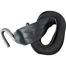 Atlantic Winch Webbing Strap S Hook 4.5m 300kg, , scanz_hi-res