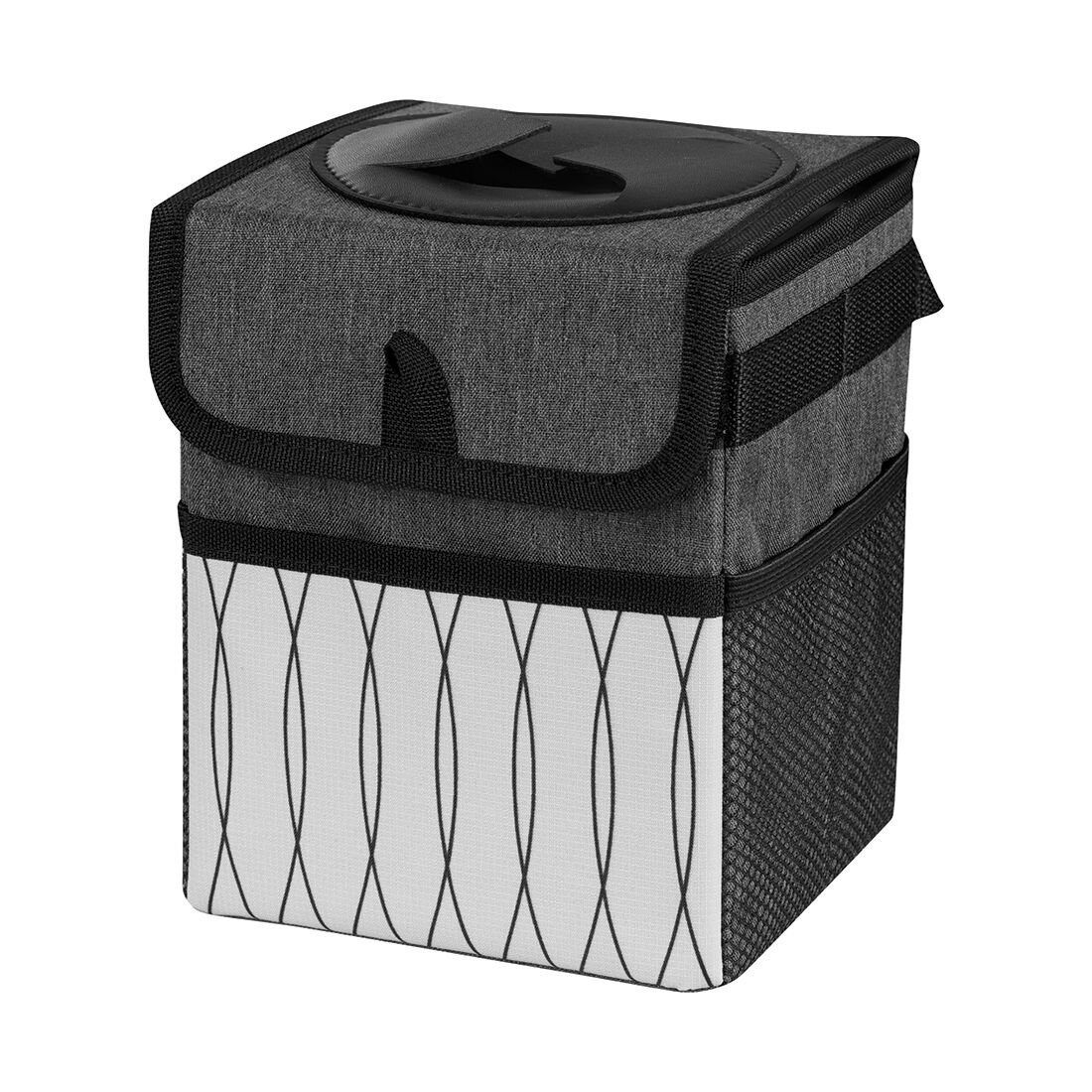 Cabin Crew Rubbish Bin Grey/Print/Black, , scanz_hi-res
