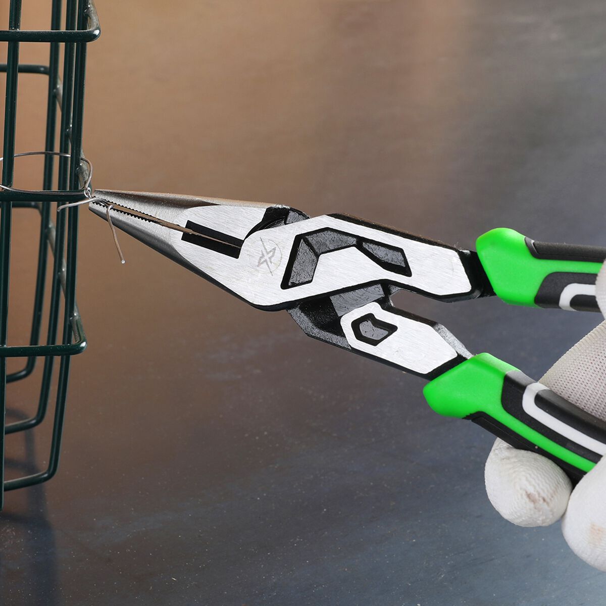 ToolPRO-X Pliers Double Leverage Long Nose 200mm, , scanz_hi-res