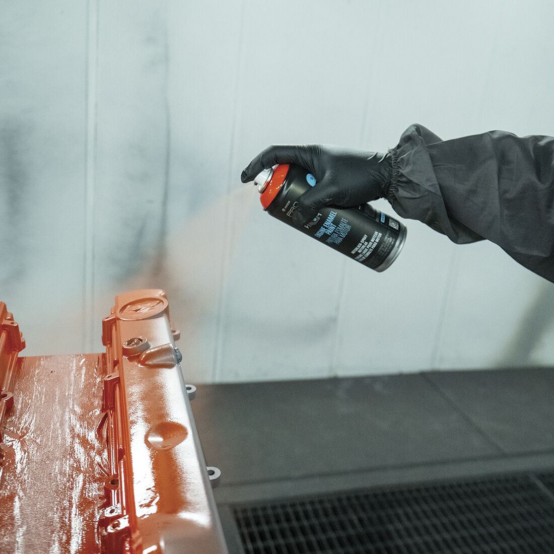 MTN PRO Engine Enamel Orange Chevy 400ml Spray Paint, , scanz_hi-res