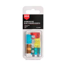 SCA Automotive Fuses - Standard Blade Assorted, 6 Pack, , scanz_hi-res