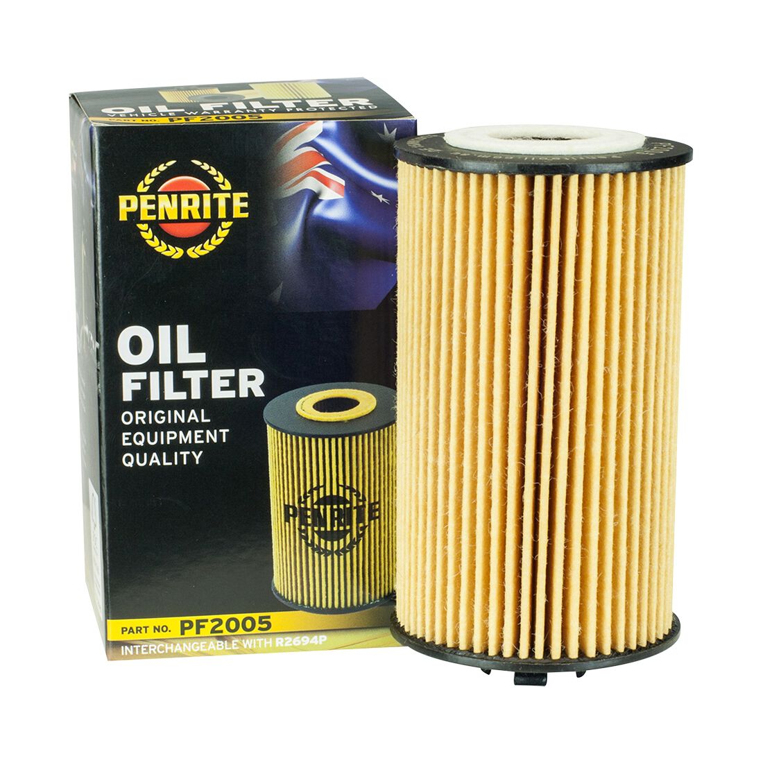 Penrite Oil Filter PF2005 (Interchangeable with R2694P), , scanz_hi-res