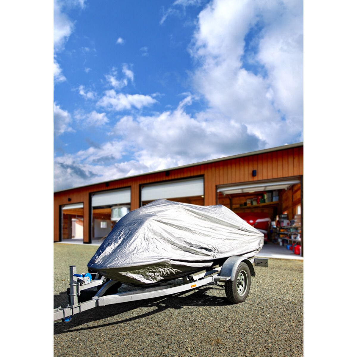 CoverALL+ PWC Cover Silver Protection, Water Resistant - Suits most 2 - 3 Person PWC, , scanz_hi-res