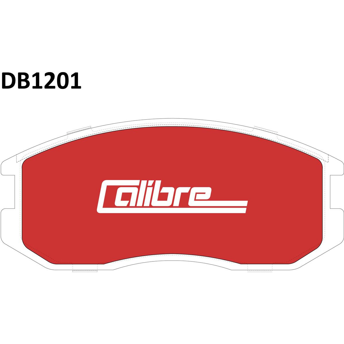 Calibre Disc Brake Pads DB1201CAL, , scanz_hi-res