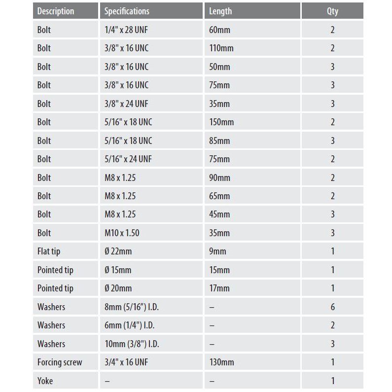 Toledo Harmonic Balancer Puller Set 46 Piece, , scanz_hi-res