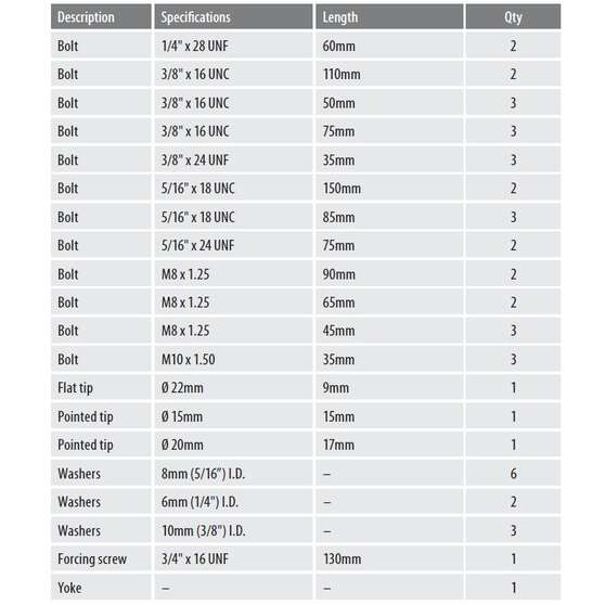 Toledo Harmonic Balancer Puller Set 46 Piece, , scanz_hi-res