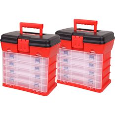 ToolPRO Plastic Organiser 19 Compartment 4 Pack, , scanz_hi-res