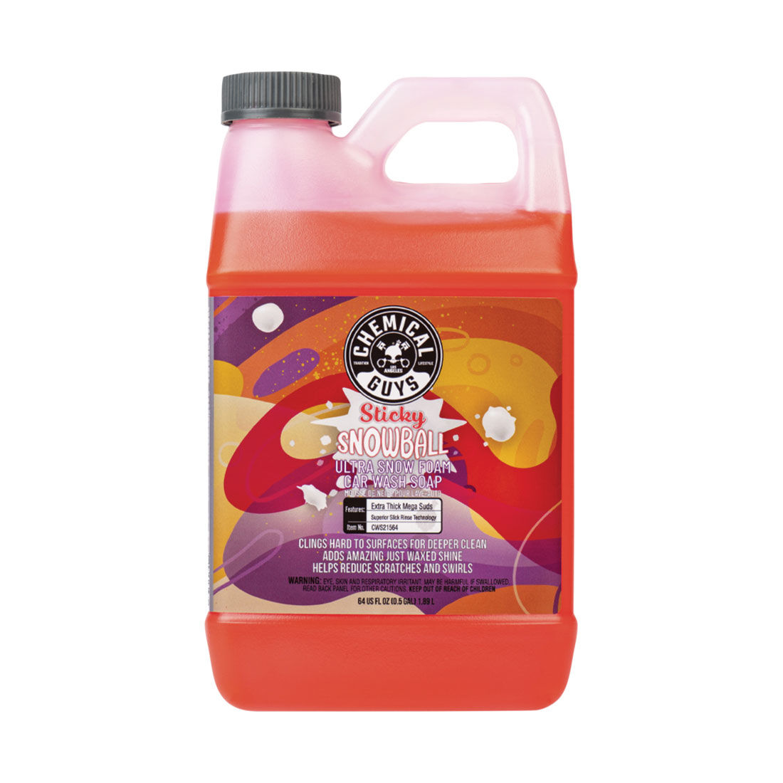 Chem Guys Foam Wash Sticky Snowball 1.89L, , scanz_hi-res
