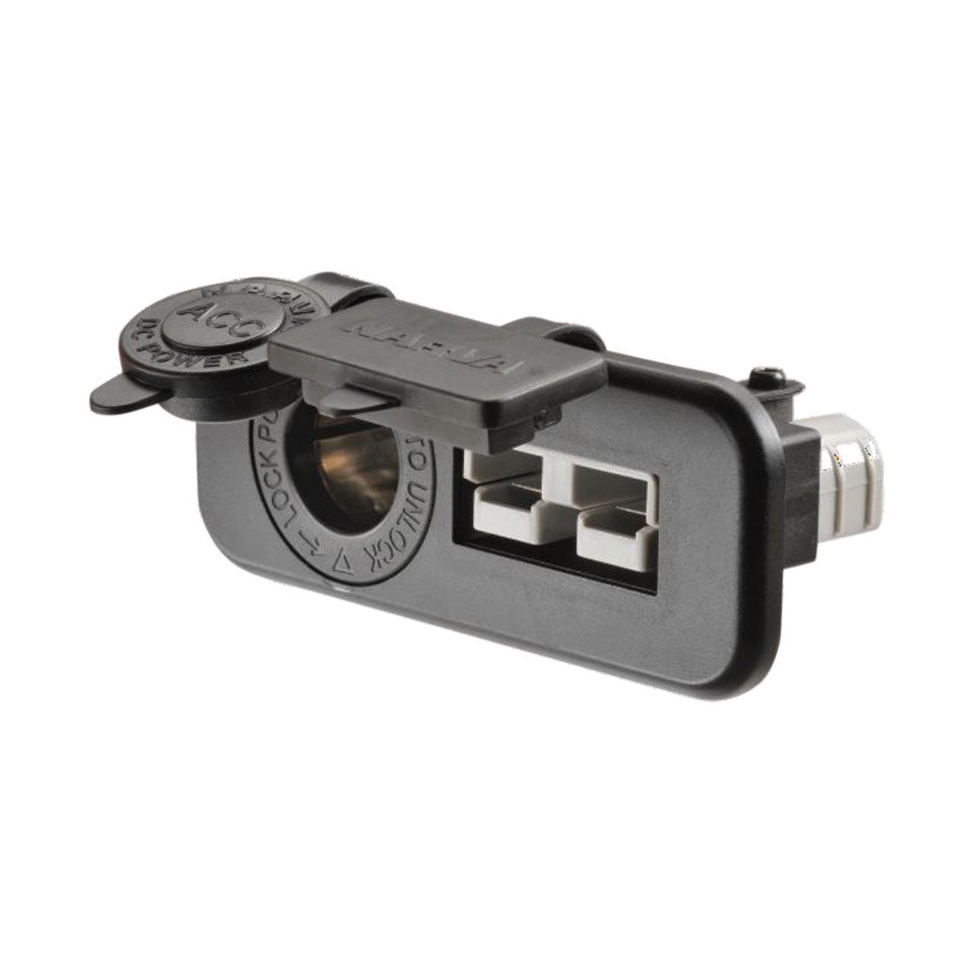 Narva 50A Connector 12/24V Flush Socket, , scanz_hi-res