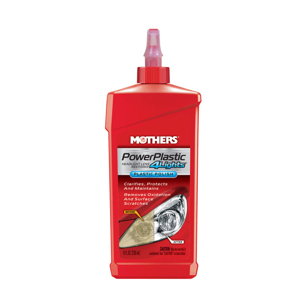 Mothers Power Plastic 4Lights Plastic Polish 236mL Supercheap Auto