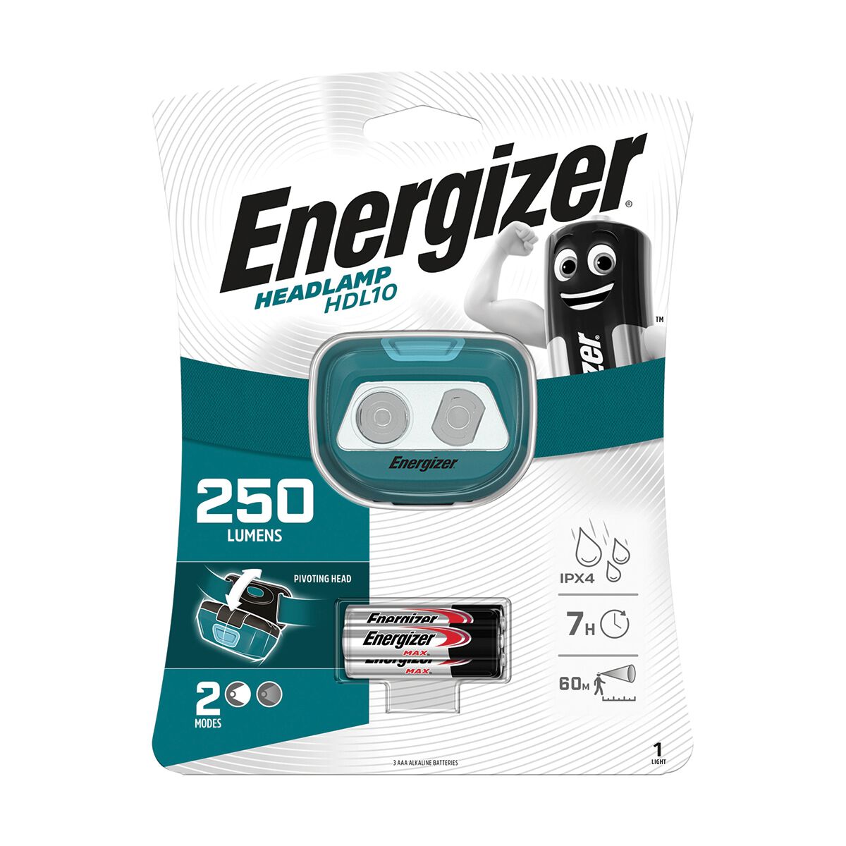 Energizer HDL10 250L Headlamp, , scanz_hi-res