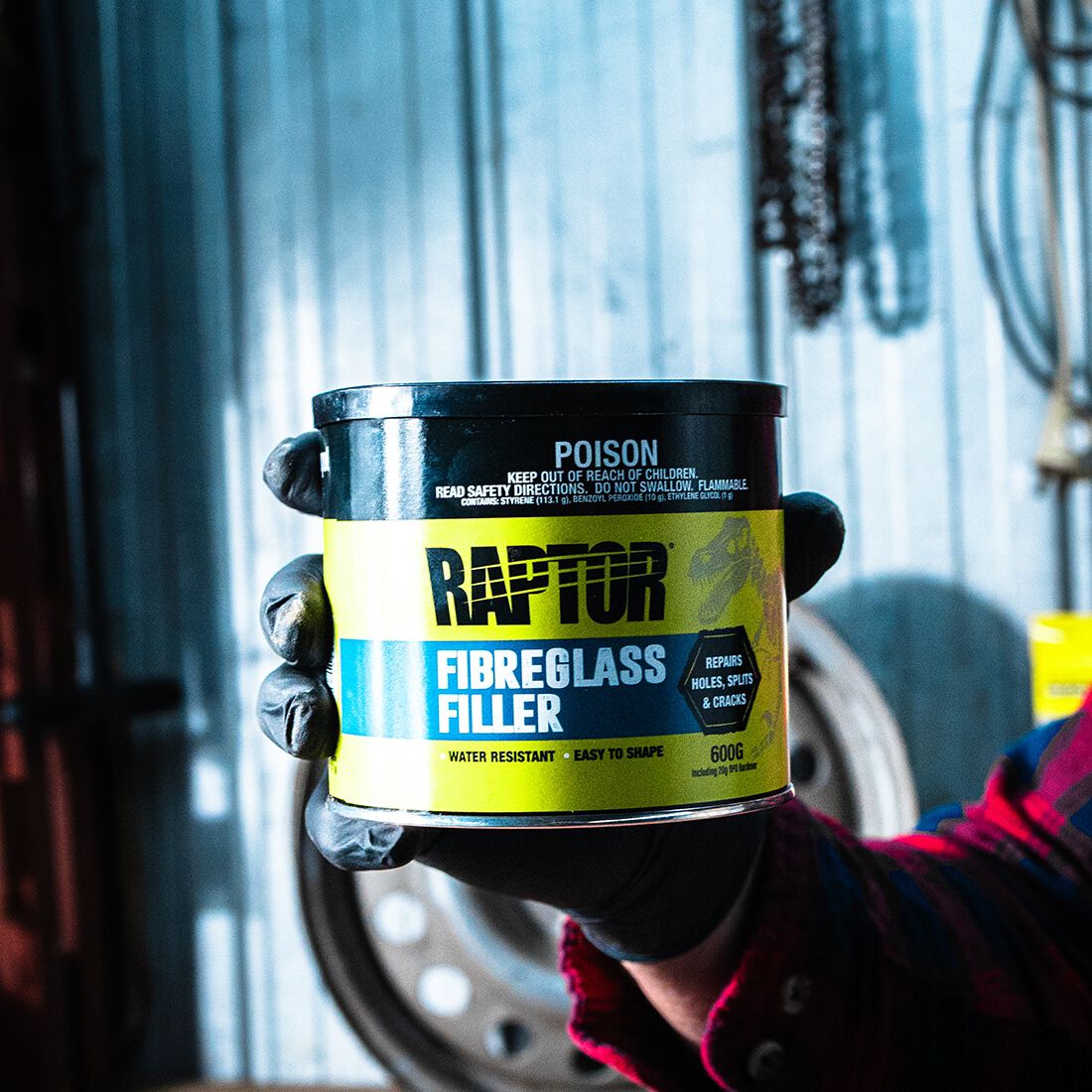 Raptor Fibreglass Filler 600g, , scanz_hi-res