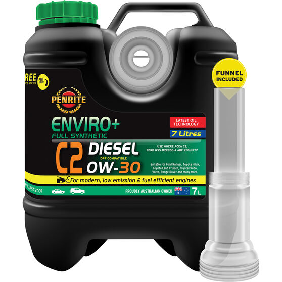 Penrite Enviro+ C2 Engine Oil 0W-30 7 Litre, , scanz_hi-res