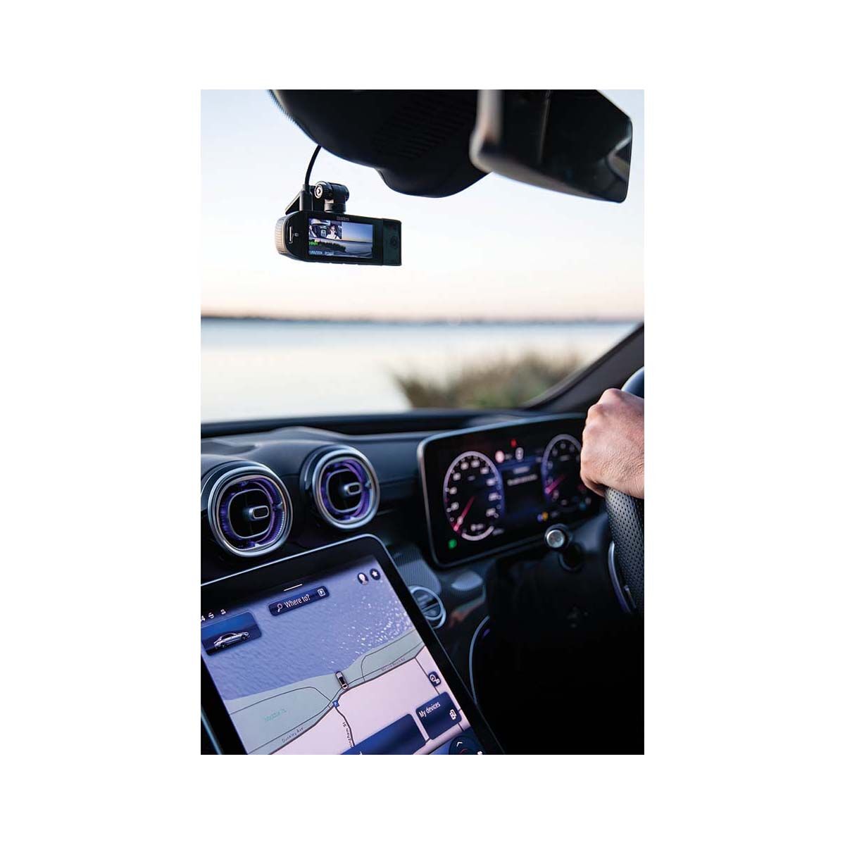 Uniden Dash View 40R Smart Dash Cam With Rear View Camera, , scanz_hi-res