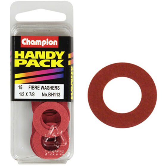 Champion Handy Pack Fibre Washers BH113, 1/2", , scanz_hi-res