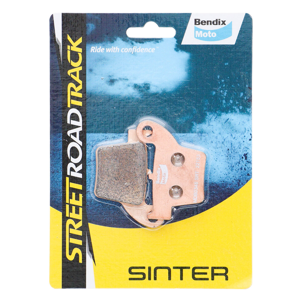 Bendix Street Road Track Motorcycle Disc Brake Pads - MDB0346-SRT, , scanz_hi-res