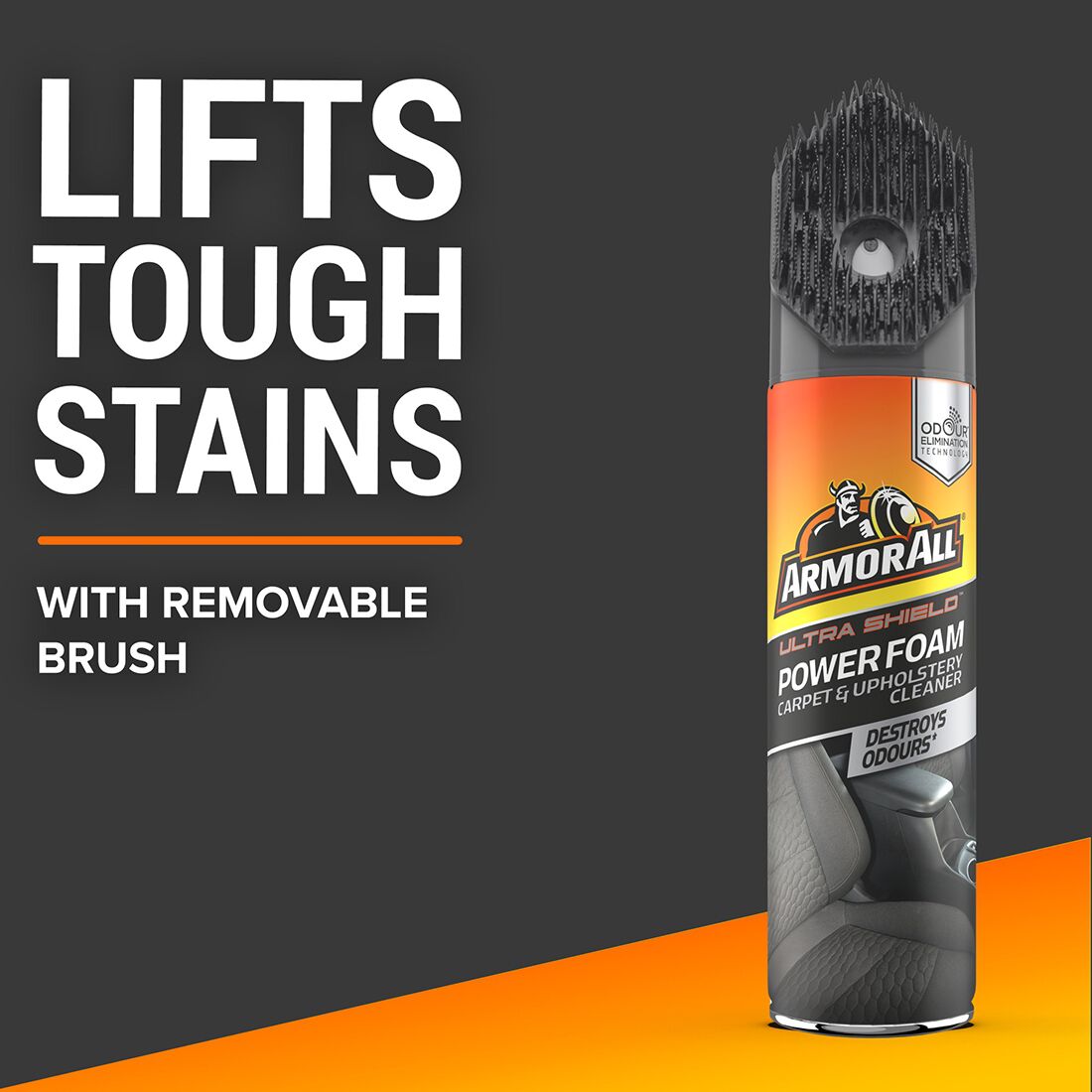 Armor All Ultra Shield Carpet & Upholstery Cleaner Brush 500g, , scanz_hi-res