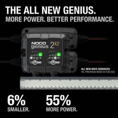 NOCO Genius 2X2 Smart Battery Charger 6V/12V 2-Bank 4 Amp, , scanz_hi-res