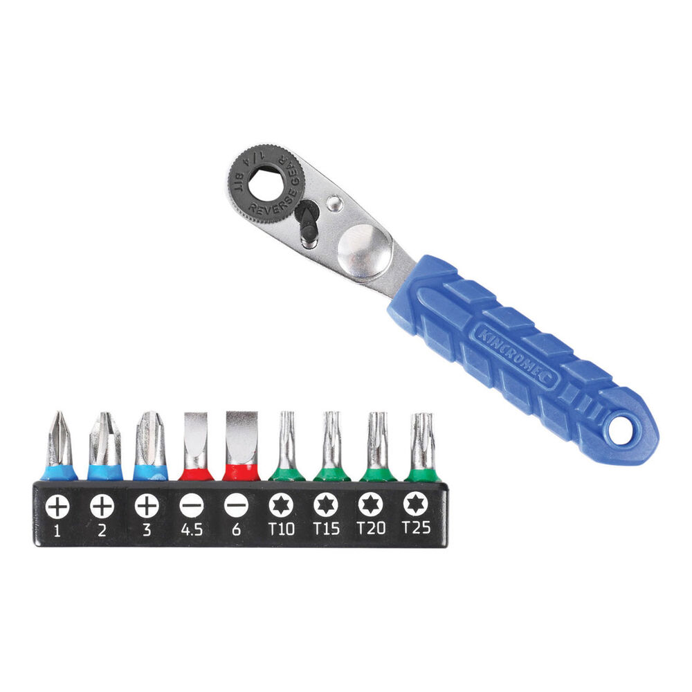 Kincrome 10 Piece Mini Ratchet and Bit Set Supercheap Auto New Zealand